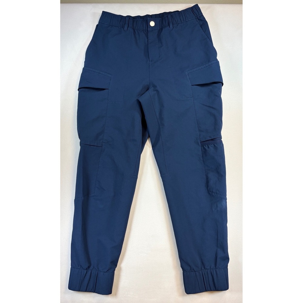 Lululemon Cargo Pocket Jogger Men 31 Navy Blue Utility Hiking Travel Athleisure